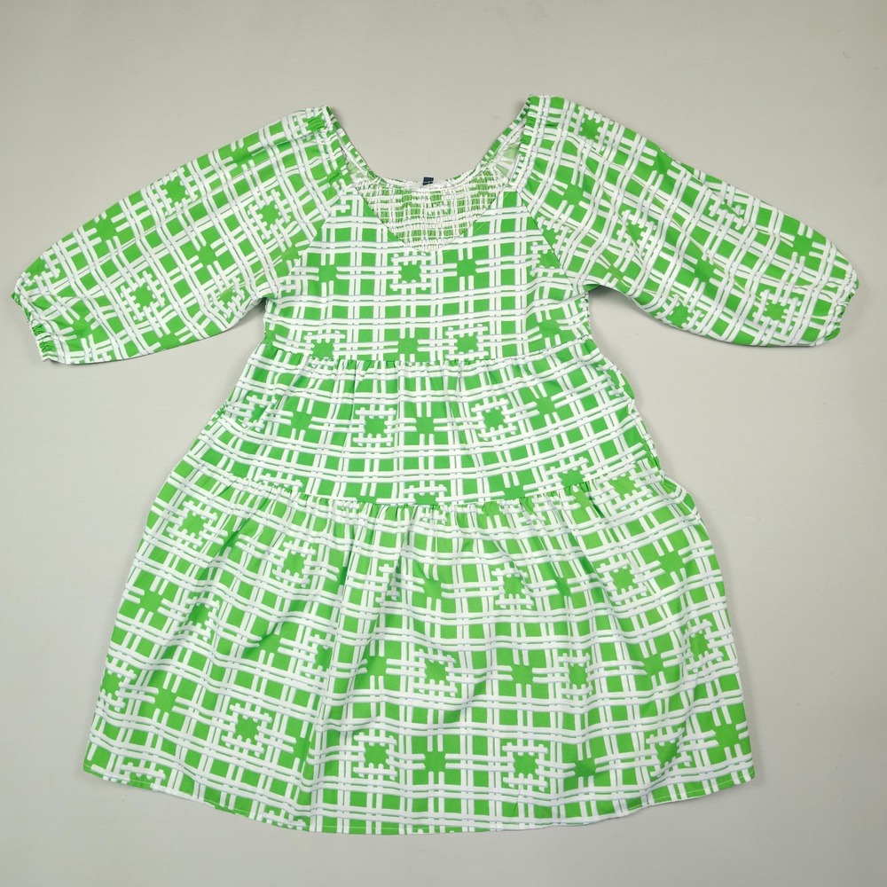 Michelle Mcdowell Sophia Dress Women Small In The Garden Green White Blue